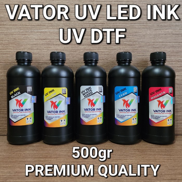

Kualitas Terjamin Tinta Uv Led Vator 500Gr Print Uv Dtf Film Printer Hard Soft Ink