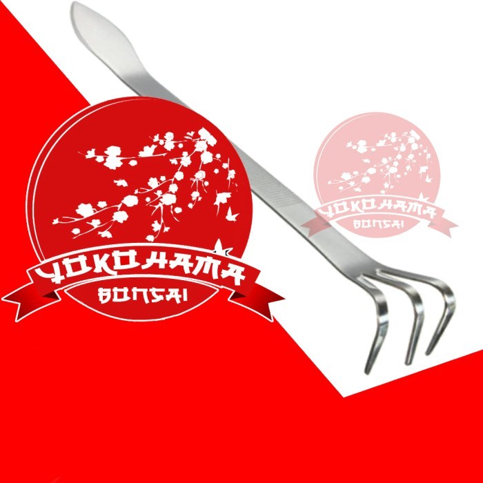 Alat Bonsai dan berkebun, Garpu Akar 2in1 Ryuga