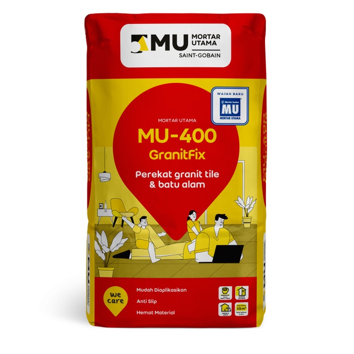 yukCheckoutaja- MU400 / MU 400 Semen Perekat granite / keramik / Perekat granit 25kg