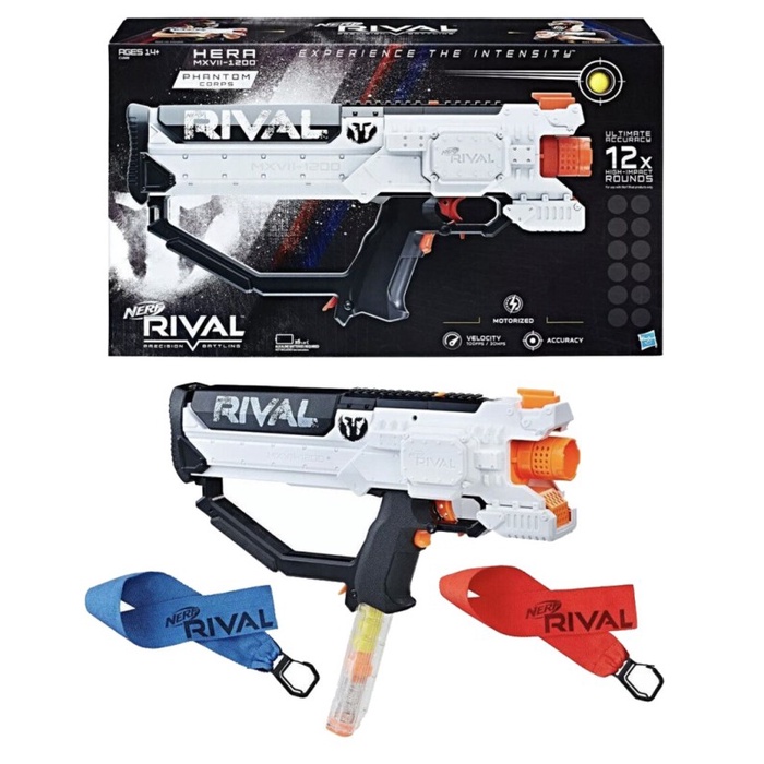 terbaru  nerf rival phantom corps helios xviii-700 blaster with 12 rival ready