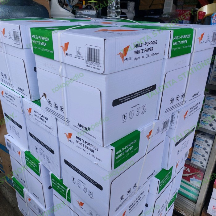 

Viral Kertas Hvs A4 75 Gram 1 Box Isi 5 Rim [Promo Terbatas] Packing Aman