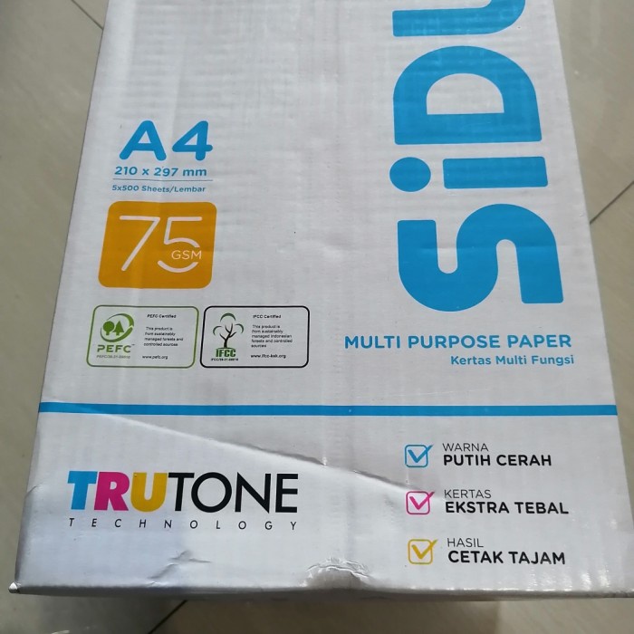 

Promo Sidu Hvs A4 75 Gsm Per Dus Cod