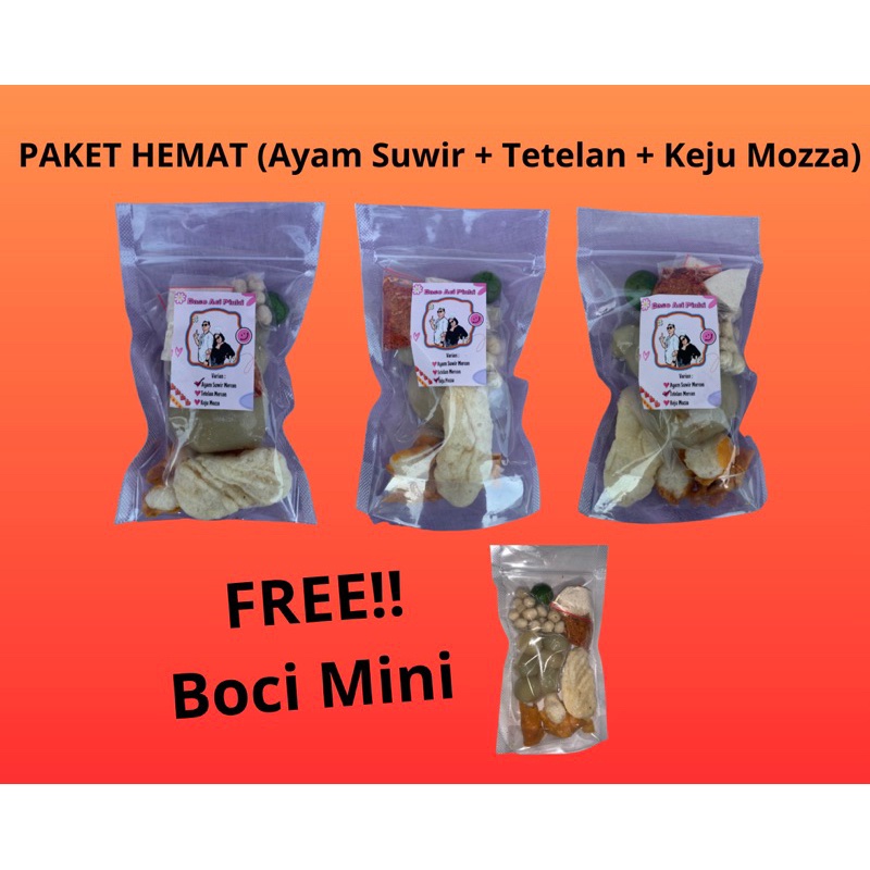 

PAKET HEMAT BOCI PINKI 3 VARIAN FREE 1