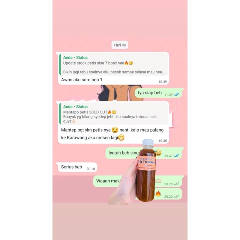 

PETIS TOTOSAN SIAP SAJI KHAS INDRAMAYU