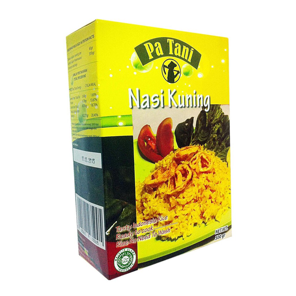

Makanan Nasi Instant Cepat Saji Liwet Bumbu Rasa Nasi Kuning 500gr 5 - 8 Porsi