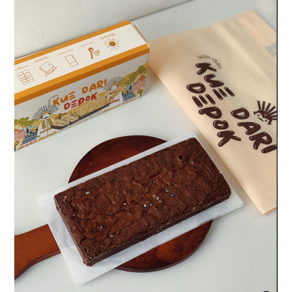 

Fudgy Brownies Original Seasalt - Kue Dari Depok