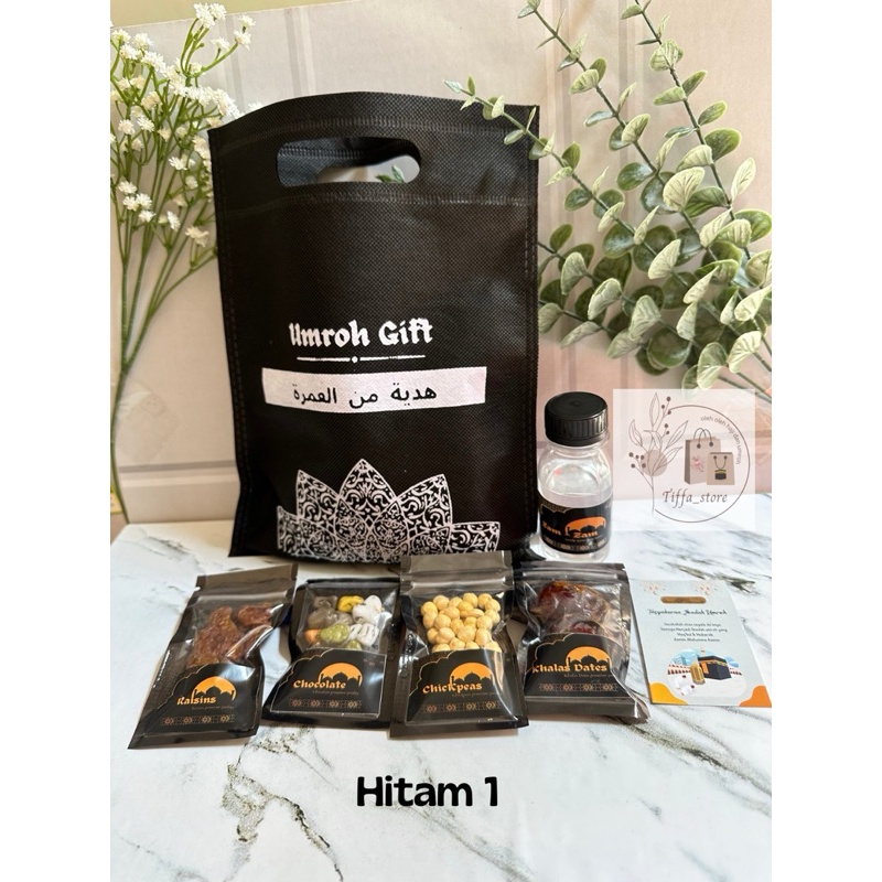 

(100pcs) Oleh oleh umroh / Paketan oleh oleh umroh kemasan goodiebag