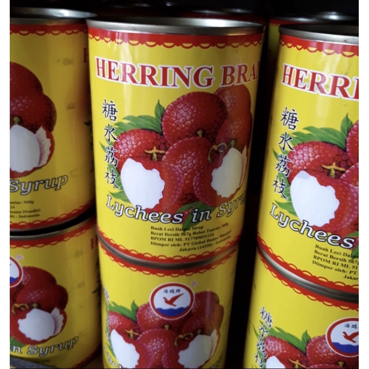 

Herring Lychee 360gr / Buah Kalengan Leci