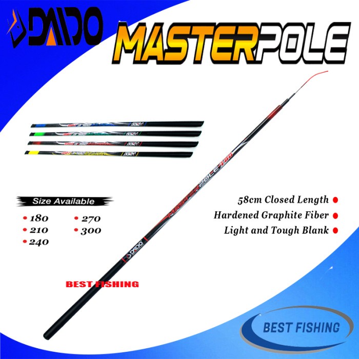 JORAN POLE / TEGEK DAIDO MASTER POLE FIBER 180 210 240 270 300 - TEGEK