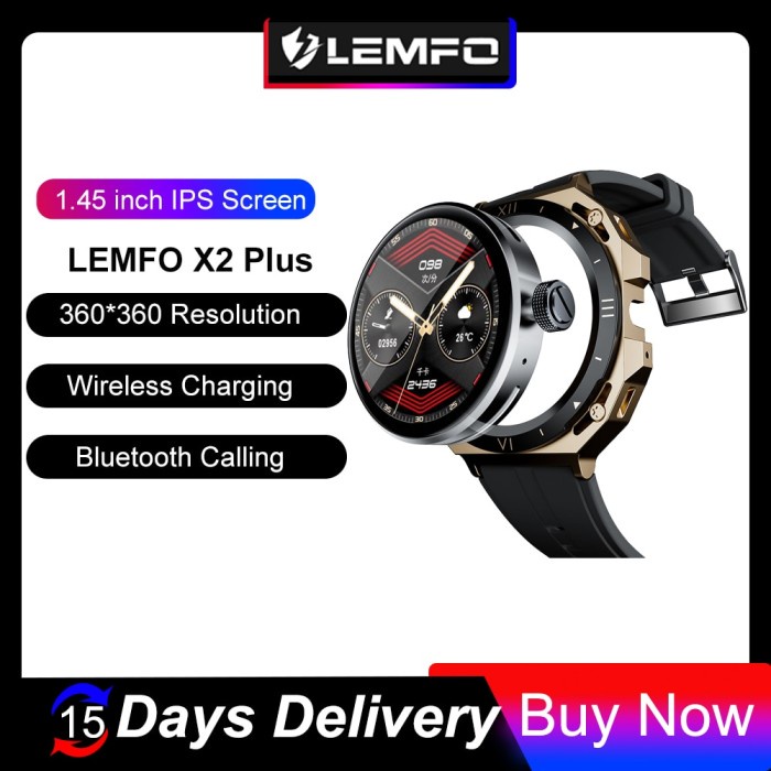 LEMFO Smart Watch 2023 NFC Smartwatch For Man Bluetooth Call Wireless
