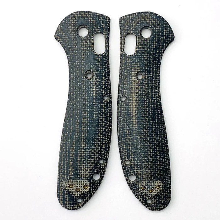 Micarta Material Folding Knife Scales Handle Patches With shafts for