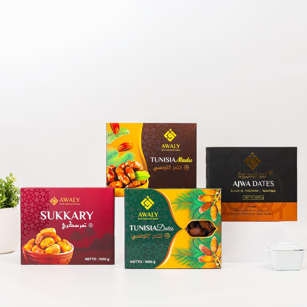 

Awaly Kurma Tunis Madu 1 Kg Deglet Noor Honey Premium Original Tunisia High Quality