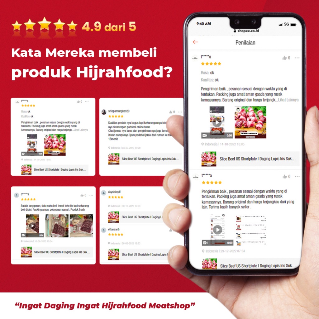 

Suri Sosis Bakar Sapi Jumbo Bockwurst Sausage 500gr