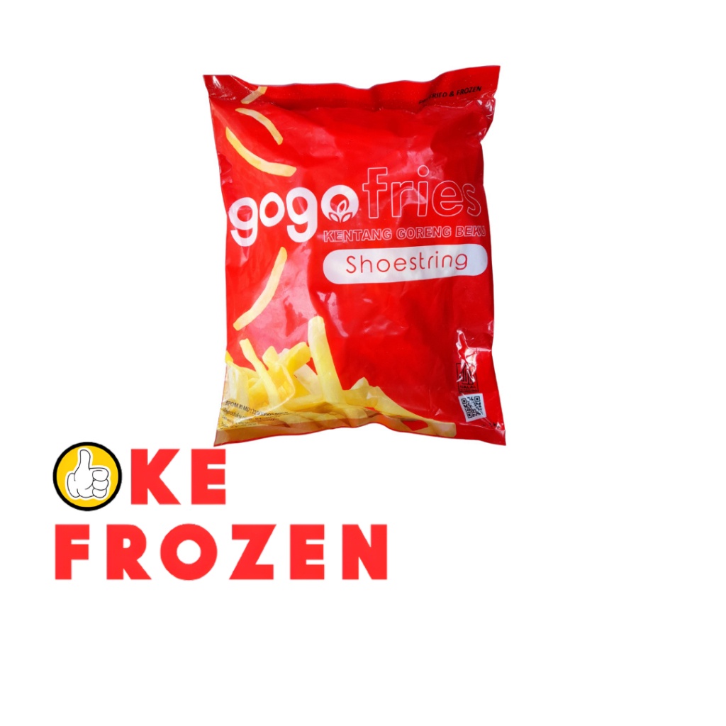 

GOGO FRIES SHOESTRING 1KG / KENTANG GORENG BEKU