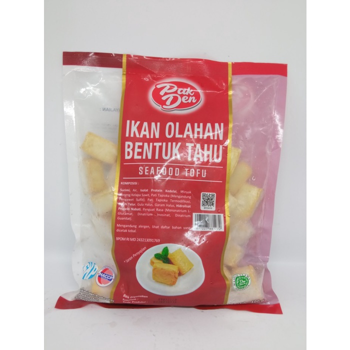 

Pak Den Seafood Fish Tofu 500gr
