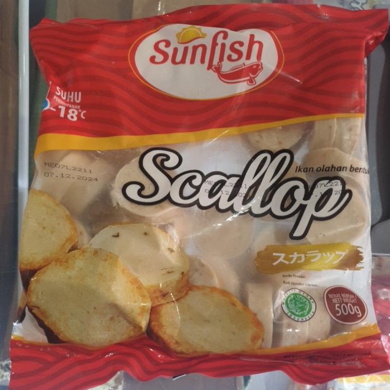 

Sunfish Scallop 500gr