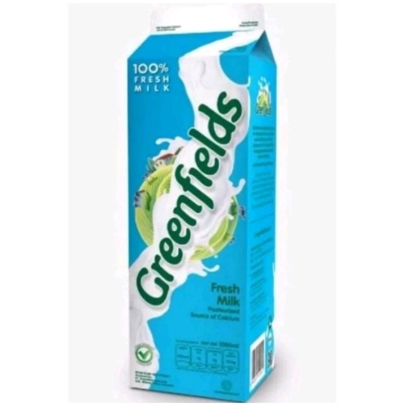 

GREENFIELDS FRESH MILK 1 liter 1 Dus / GREENFIELDS Fresh Milk 1lt Karton