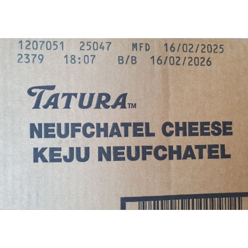 

Tatura Neufchatel Cream Cheese 2kg 2 Kilo Krim Keju Halal Made Australia