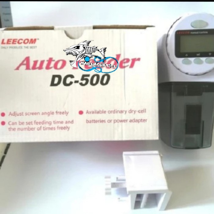 Pemberi Makan Ikan Otomatis Auto Feeder Fish Leecom DC 500
