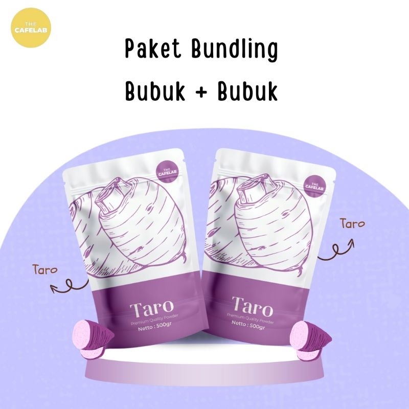 

Bundling Bubuk Minuman Taro + Taro Premium 500gr / All Premium dan Terlaris / Cafelab