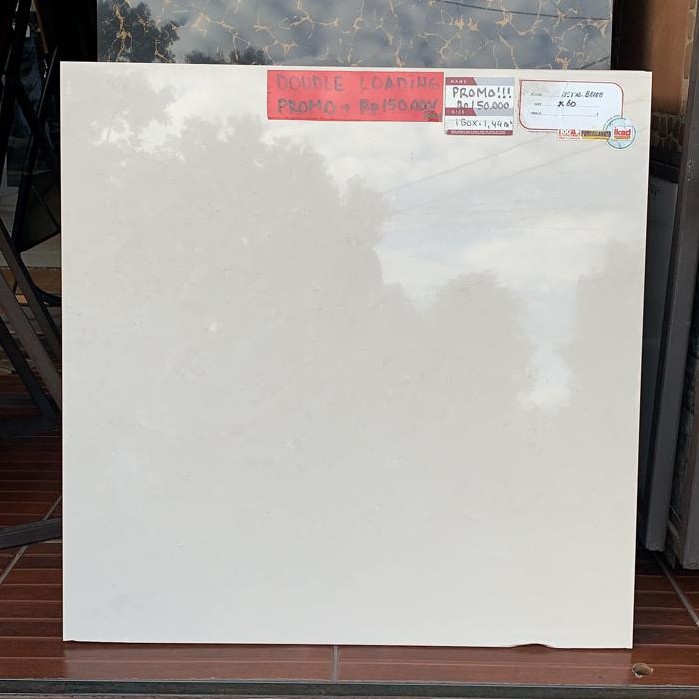 JJyoi- GRANIT IKAD 60X60 CRYSTAL BEIGE DOUBLE LOADING
