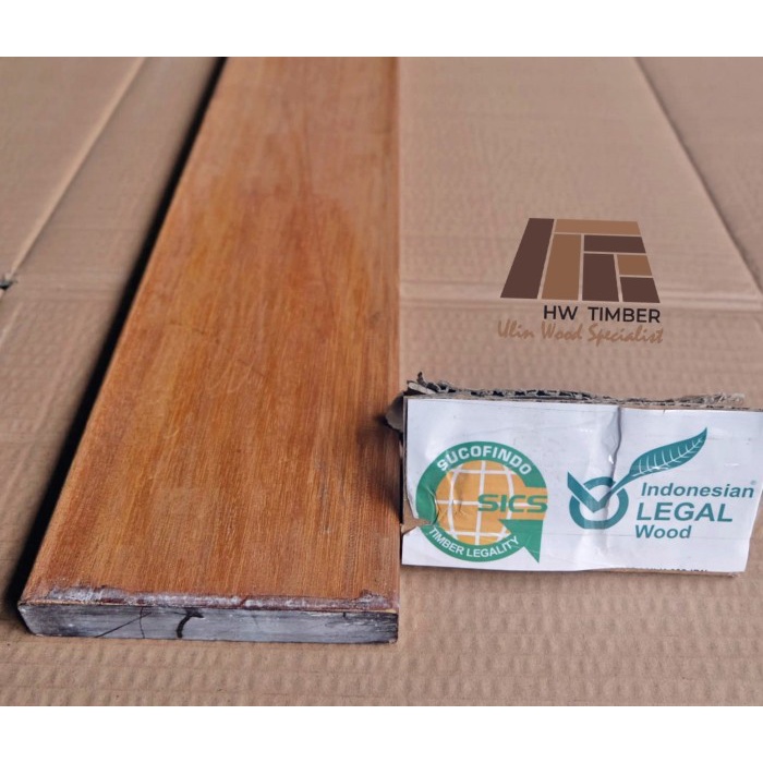 JJyoi- Papan Kayu Ulin Kalimantan Panjang 100CM