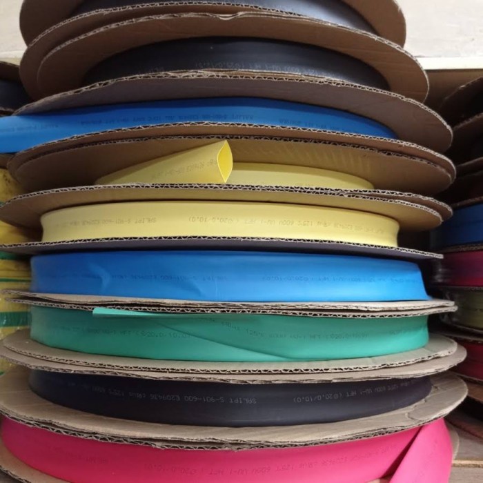 WW- Heatshrink 40 mm solasi selang bakar selongsong isolasi heatsink 40mm