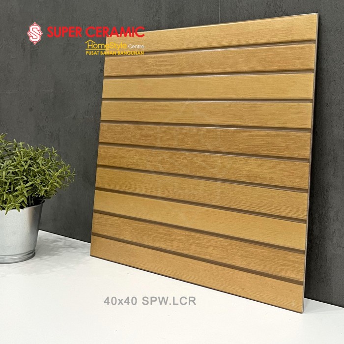 jayaMt- ATENA 40x40 Keramik Lantai - Spain Wood LCR / Spain Wood MCB