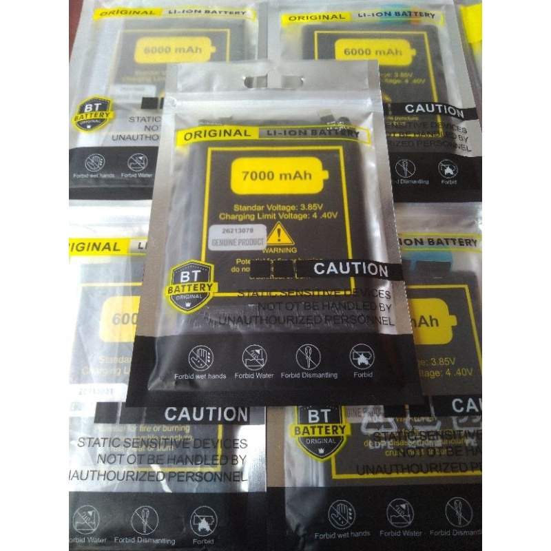 Infinix Bl-49Xx Battery Batre Baterai Infinix Note 40 X6853 Double Power 7000Mah 2 Ic