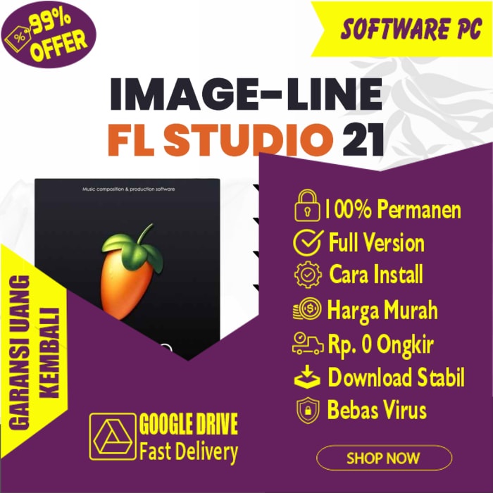 [REQUEST WIN/MAC] IMAGE-LINE FL STUDIO 21 SUDAH LISENSI WINDOWS AKTIF PERMANEN