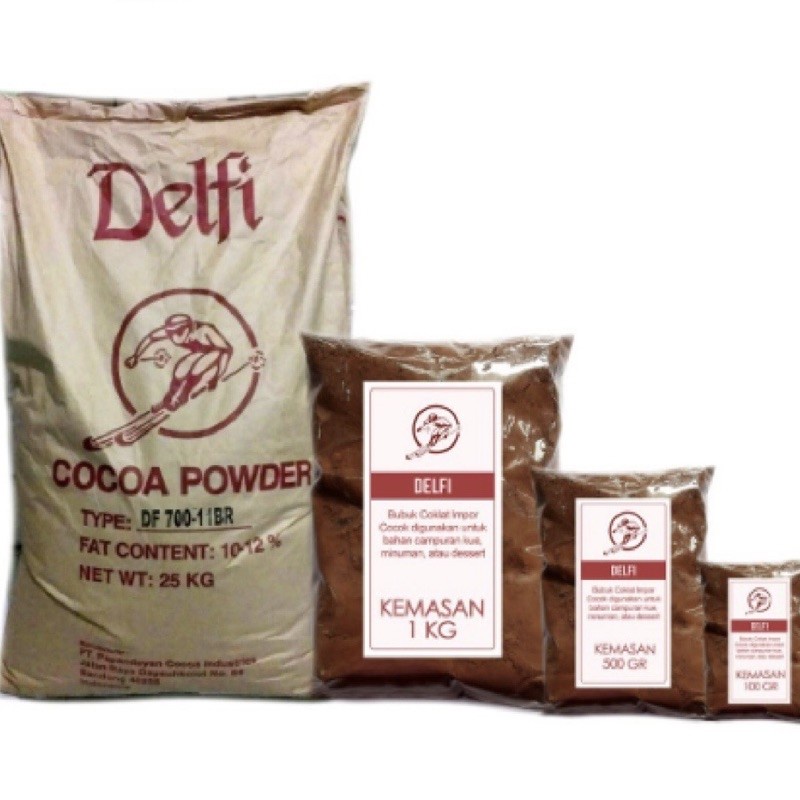 

Cocoa powder Delfi 1kg Coklat bubuk delfi murni original