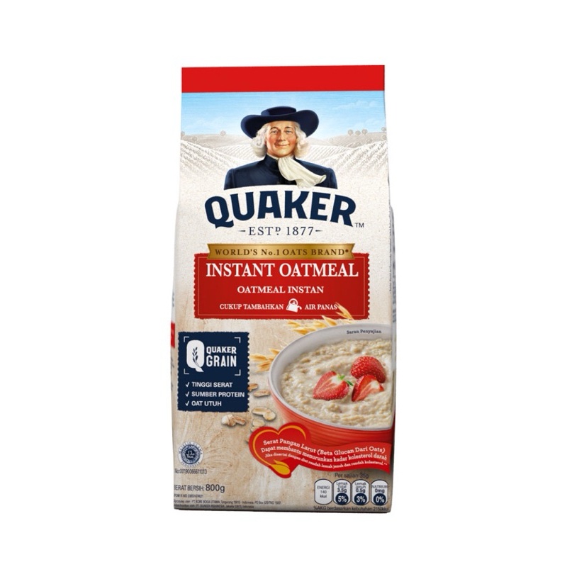 

Quaker Oatmeal Instan Merah 800 gram