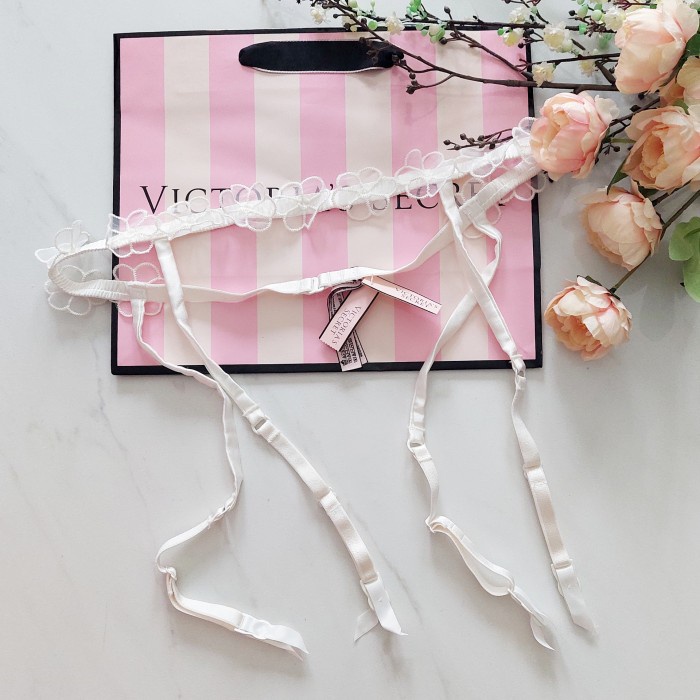 Vs Garter Summer Secret Victoria Bridal Suspender Stocking Garter Belt Floral Bride M Ready