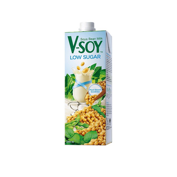

Vsoy Susu Kedelai Original / Multi Grain V-soy Soya Milk 1 Liter UHT
