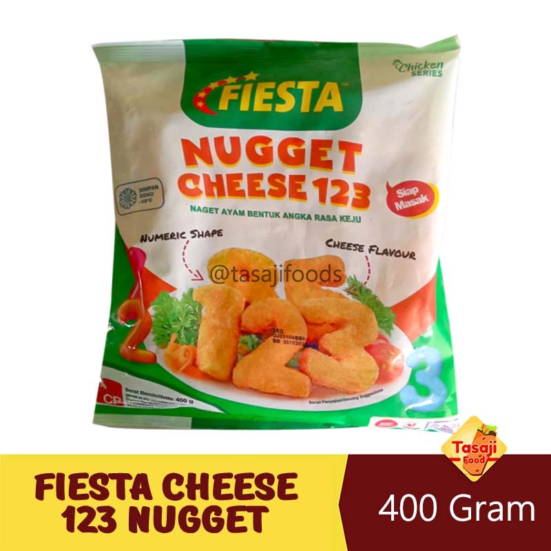 

Fiesta Cheese 123 Nugget Ayam Bentuk Angka Rasa Keju 400 gr