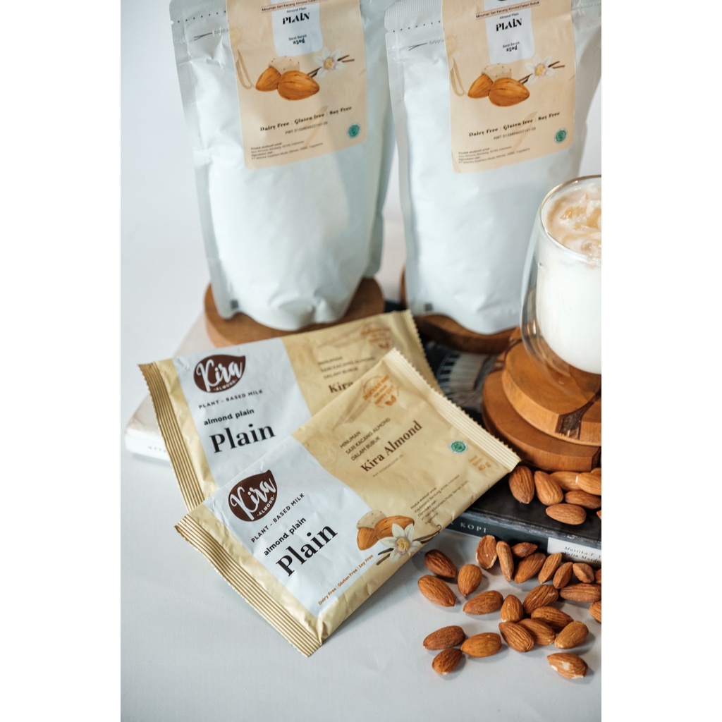 

Kira Almond - Plain Almond Powder Sachet / Susu Almond Bubuk Plain