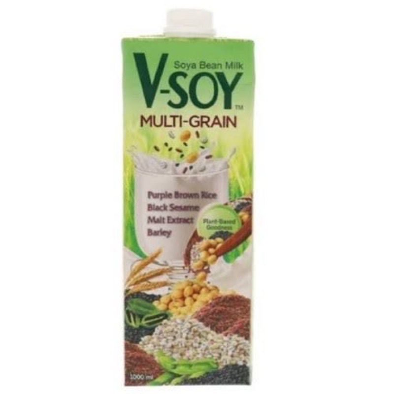 

Vsoy Multigrain 1 Liter Soy Milk Susu Kedelai