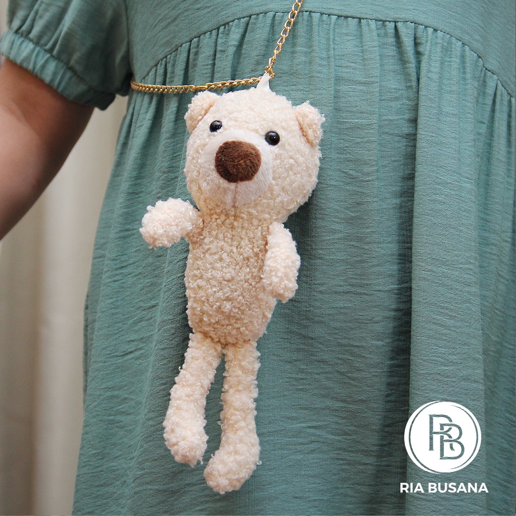 New Ria Busana - Ul Kids - Dress Anak Perempuan + Boneka Art. 989-1 Ready