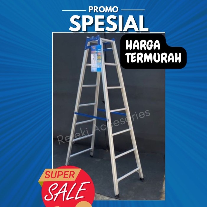 Tangga Lipat Aluminium 175 cm/ 1,75 Meter