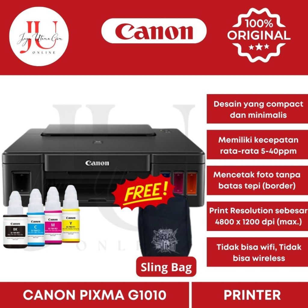 Printer Canon G1010 / Printer Inkjet Canon PIXMA G1010 Original
