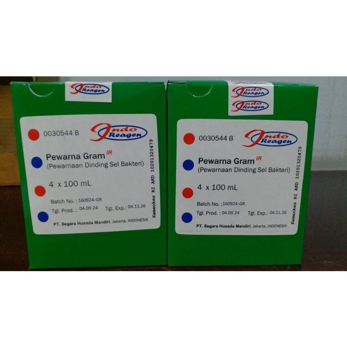 

reagen Pewarna Gram 4x100 mL