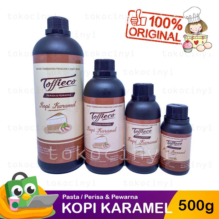 

Toffieco Pasta Perisa & Pewarna - Coffee Caramel / Kopi Karamel 500gr