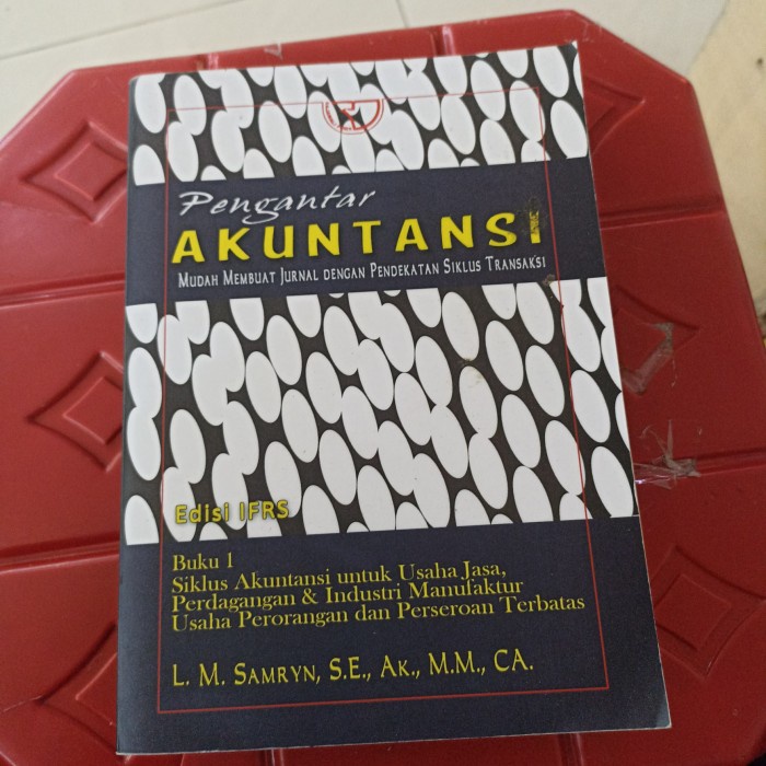 

SALE !!! PENGANTAR AKUNTANSI BUKU SATU LM SAMRYN READYY