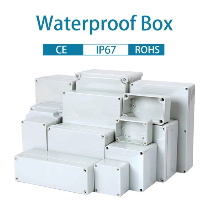 ABS plastic waterproof junction box AG Outdoor rain proof box Outdoor