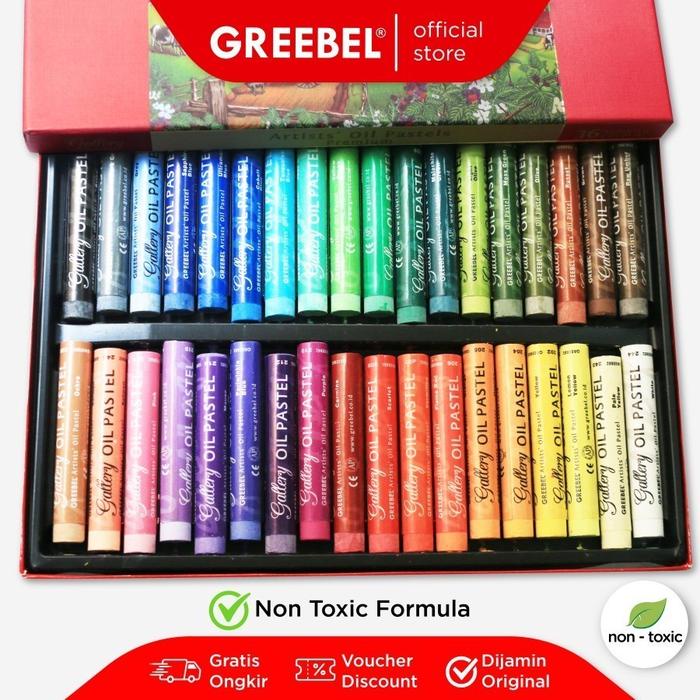 

Greebel Artist Oil Pastel 36 Warna / Greebel Crayon Artist 36 Warna Terlaris