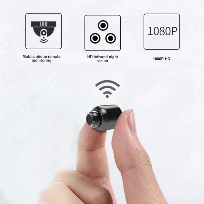 Mini Camera Wireless Wifi HD 1080P Webcam Home Security Night Vision