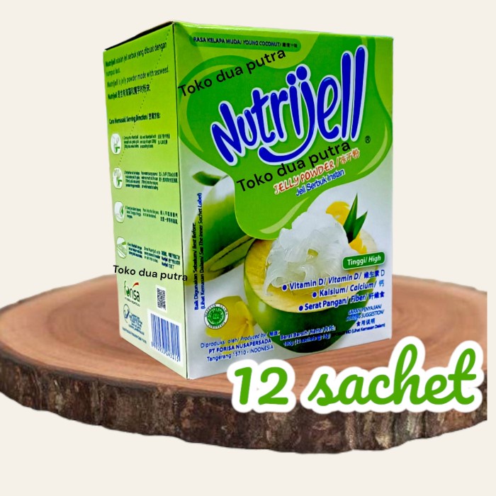 

Ready" Nutrijell Kelapa Muda / Nutrijell Young Coconut @15Gr X 12Psc(1 Box)