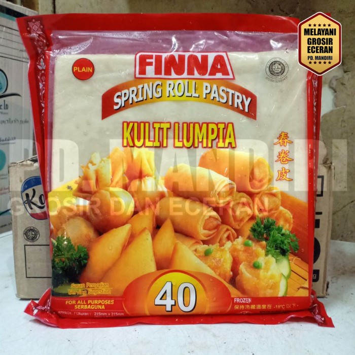 

Ready" Finna Kulit Lumpia 550 Gr 40 Lembar