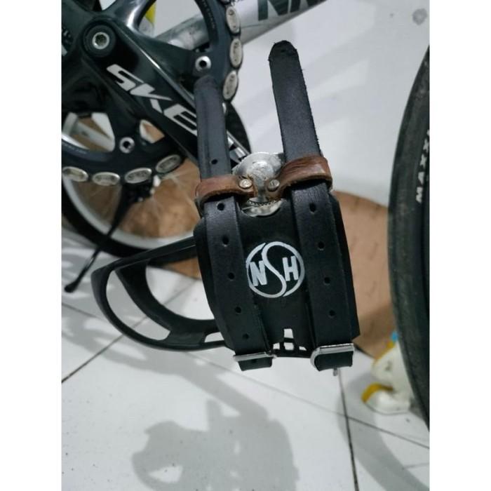 Leather Strap Double Gate Hsn Untuk Toeclip Fixie Atau Fixed Gear #Gratisongkir