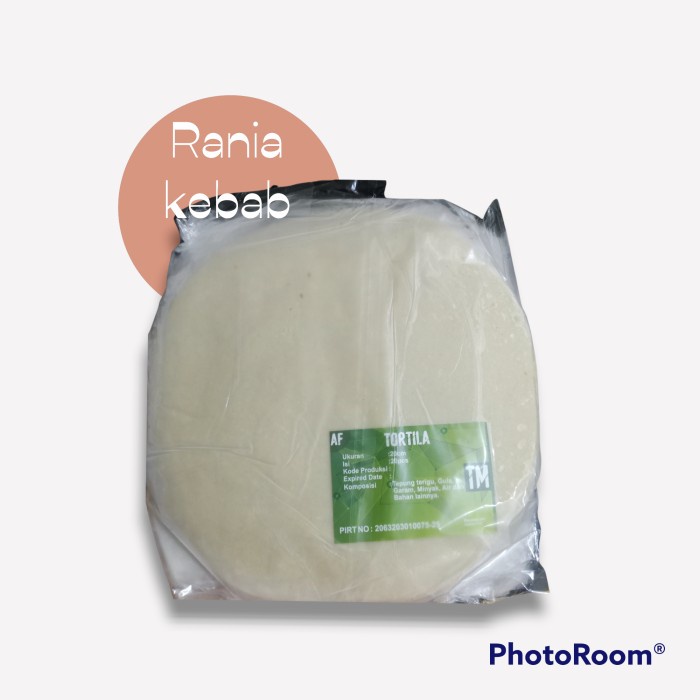 

Ready" Tortilla / Kulit Kebab Size 20 Cm